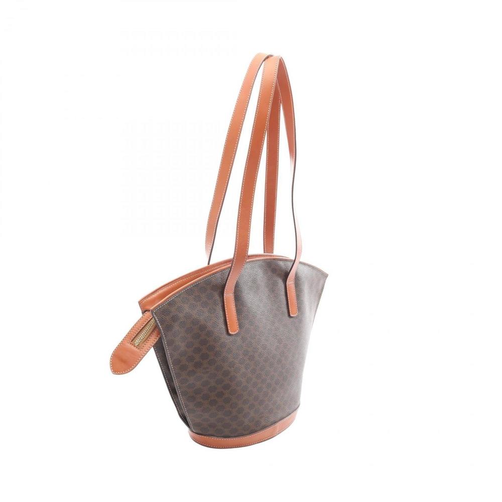 CELINE Brown Leather Tote Bag - Picture 2 of 10